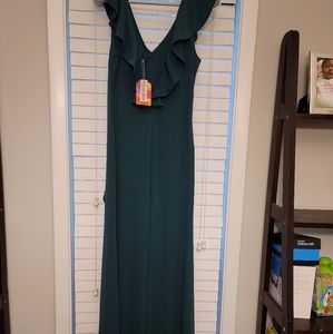 Clocolor V neck, long sexy dress. New with Tags
